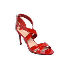 Sandále červené lakové maccioni
